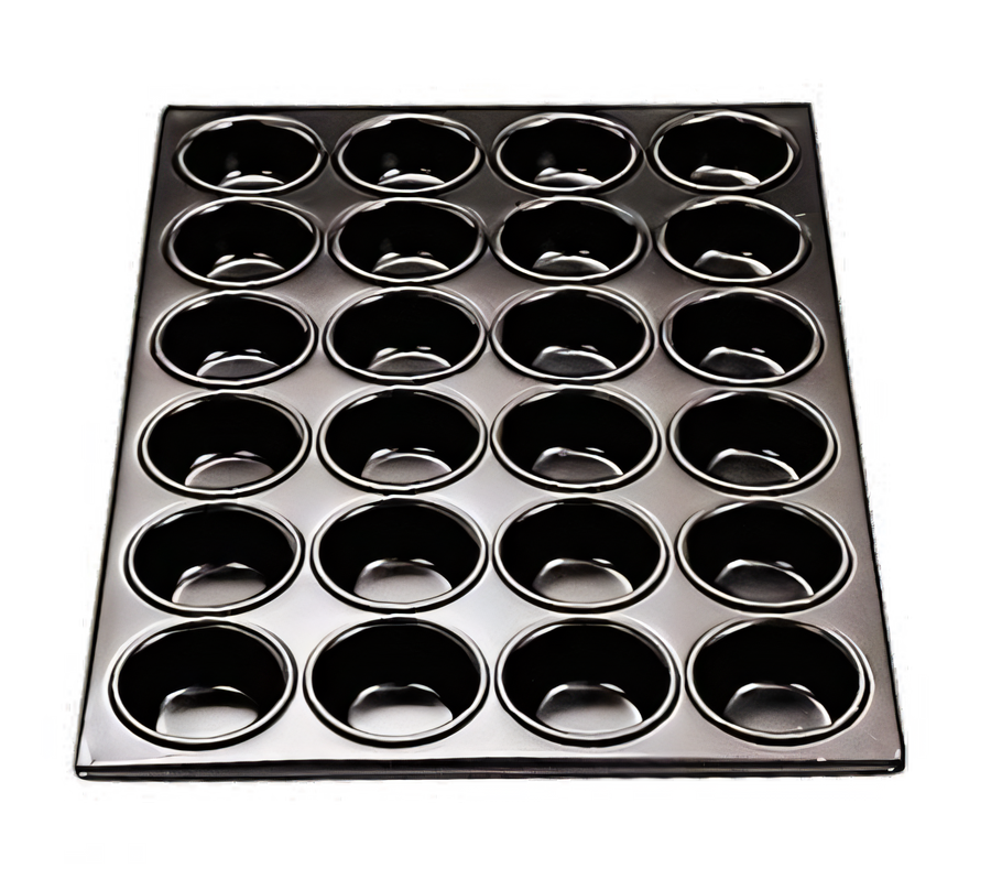 Product image #1 for Admiral Craft Non-Stick Aluminum 24-Cup Muffin Pan, 20-1/2 x 14 x 1-1/4 Inch