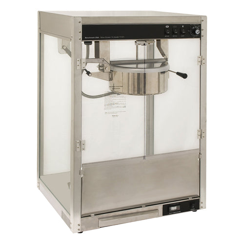 Product image #1 for Benchmark Silver Screen 14-Ounce Countertop Popcorn Popper Machine