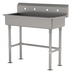 Thumbnail image #1 for Advance Tabco 40-Inch Freestanding Multiwash ADA-Compliant Hand Wash Sink, 304 Stainless Steel