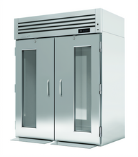 Turbo Air PRO Series Roll-In Two-Section Reach-In Refrigerator with Two Glass Doors