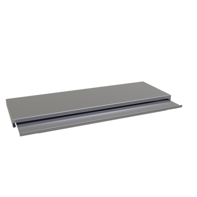 Product image #1 for 24-Inch Two-Piece Sliding Stainless Steel Underbar Ice Bin Cover