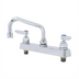 Thumbnail image #1 for T&S Brass B-1120 8-Inch Centers Deck-Mount Workboard Faucet with 6-Inch Swing Nozzle