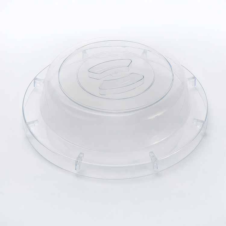 Product image #1 for American Metalcraft Universal Clear ABS Round Plate Cover for 10 to 11-1/2 Inch Plates