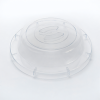 American Metalcraft Universal Clear ABS Round Plate Cover for 10 to 11-1/2 Inch Plates