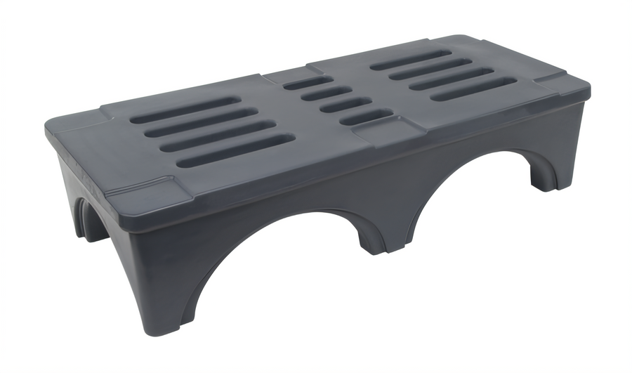 Product image #1 for Quantum Polymer Dunnage Rack with Ventilated Top, 48 x 22 x 12 Inches, 4,000 lb Capacity