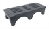 Thumbnail image #1 for Quantum Polymer Dunnage Rack with Ventilated Top, 48 x 22 x 12 Inches, 4,000 lb Capacity