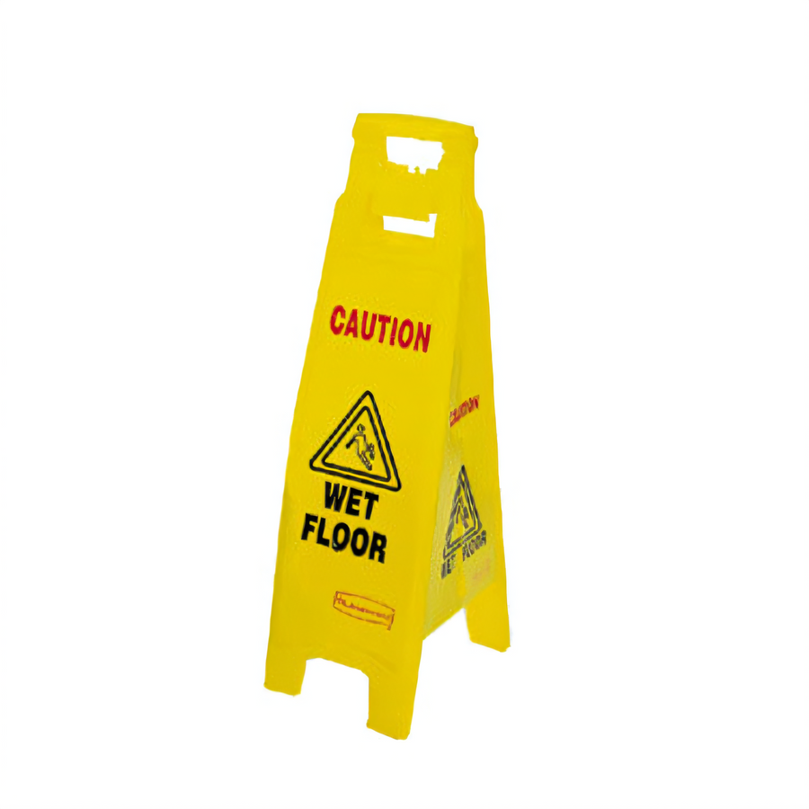 Product image #1 for Rubbermaid Commercial 4-Sided Caution Wet Floor A-Frame Sign