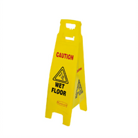 Rubbermaid Commercial 4-Sided Caution Wet Floor A-Frame Sign