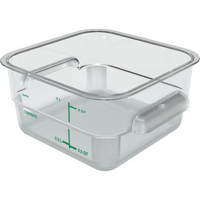 CFS Brands 11950AF07 Squares Commercial Food Storage Containers Case of 6