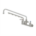 Thumbnail image #1 for UltraRinse 8-Inch Center Wall Mount Pre-Rinse Mixing Faucet with 18-Inch Swing Nozzle and 1.5 GPM Spray Arm