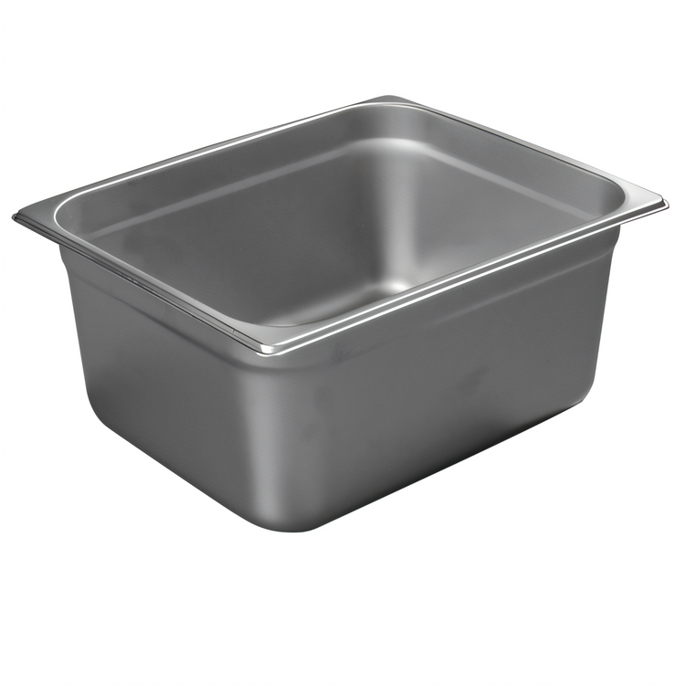 Product image #1 for Carlisle DuraPan 1/2-Size 6-Inch Deep Solid 18/8 Stainless Steel Steam Table Pan