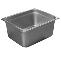 Carlisle DuraPan 1/2-Size 6-Inch Deep Solid 18/8 Stainless Steel Steam Table Pan