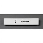 Thumbnail image #2 for Cambro Camrack® CECCO6000 Snap-On Dishwasher Rack Extender ID Clip, 5"L x 1-9/16"H, Pre-Printed "Cordial," ABS, White Case of 6