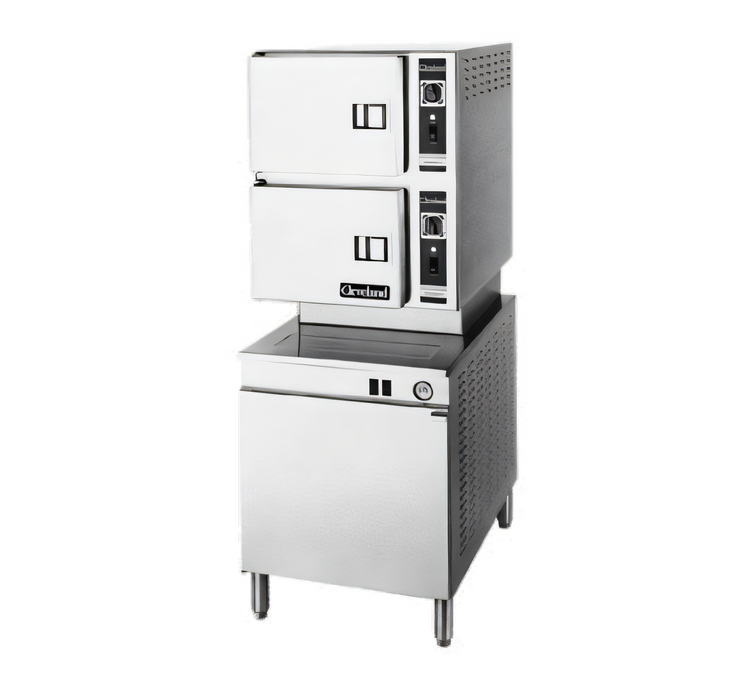 Product image #1 for Cleveland Range Classic Convection 24-Inch Countertop Convection Steamer with Steam Coil Generator, 2 Compartments