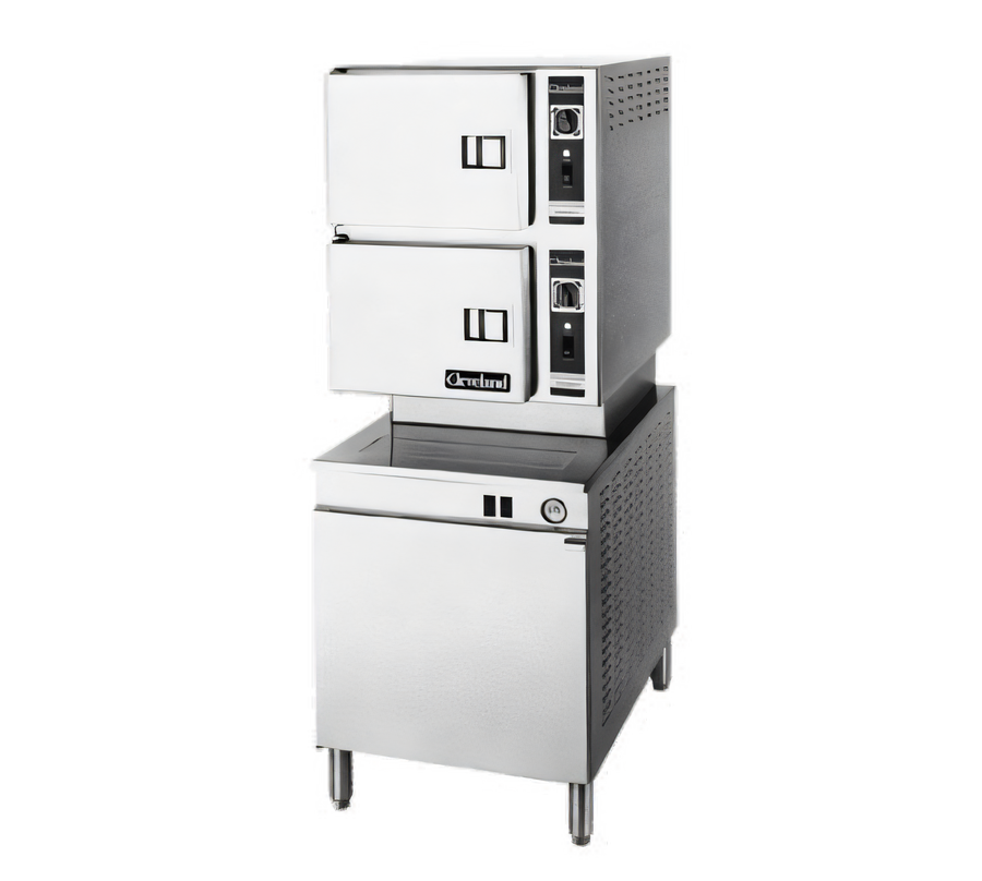 Product image #1 for Cleveland Range Classic Convection 24-Inch Countertop Convection Steamer with Steam Coil Generator, 2 Compartments