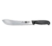 Victorinox 10-Inch Granton Edge Butcher Knife with Black Fibrox Nylon Handle