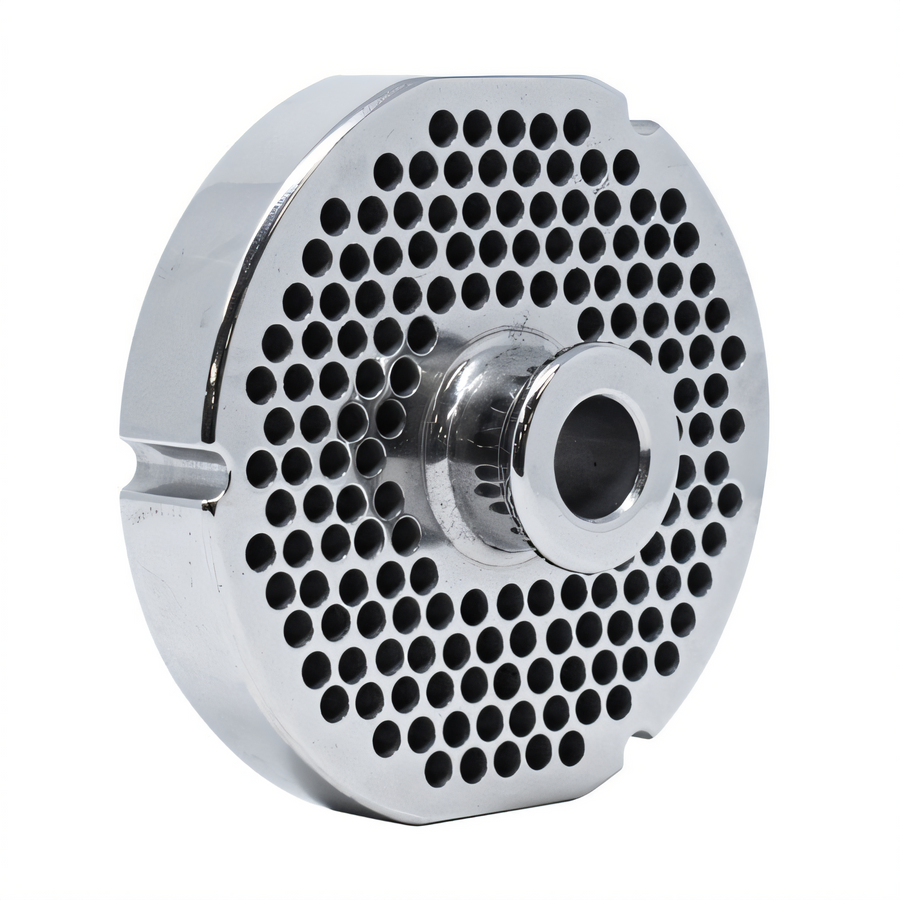 Product image #1 for Stainless Steel #52 Meat Grinder Plate with Hub, 1/4 Inch