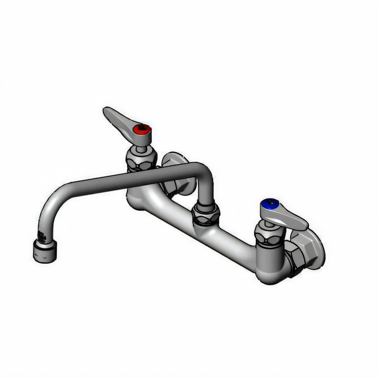 Product image #1 for Single Pantry Wall-Mount Mixing Faucet with 10-Inch Swing Nozzle and 2.2 GPM VR Aerator