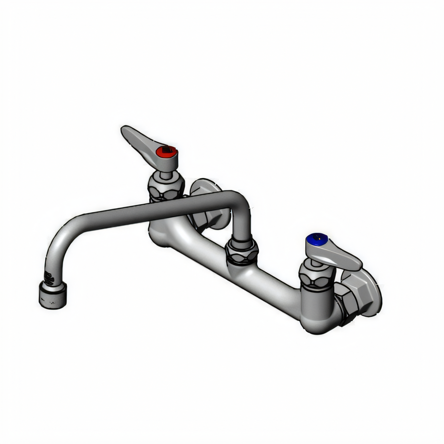 Product image #1 for Single Pantry Wall-Mount Mixing Faucet with 10-Inch Swing Nozzle and 2.2 GPM VR Aerator