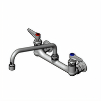 Single Pantry Wall-Mount Mixing Faucet with 10-Inch Swing Nozzle and 2.2 GPM VR Aerator