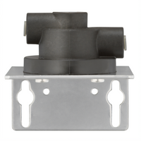 Everpure QL1 Single Water Filter Head Assembly with Mounting Bracket and 1/4 Inch John Guest Connections