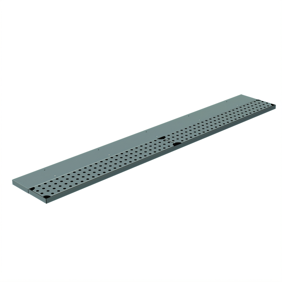 Product image #1 for Advance Tabco 30-Inch x 8-Inch Underbar Bar Drink Rail with Removable Perforated Grate