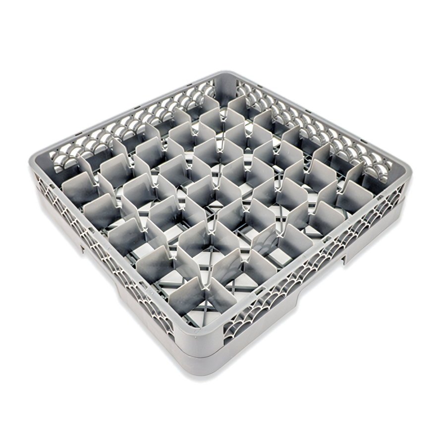 Product image #1 for Crestware 36-Compartment Full-Size Compartment Glass Rack Base