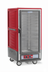 Thumbnail image #1 for Metro C5 3 Series Mobile 3/4 Height Heated Holding Cabinet with Clear Door and Universal Wire Slides, Red, 120V
