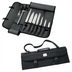 Thumbnail image #1 for Mercer Culinary 10-Pocket Soft Knife Case Roll Bag with Hard PVC Lining