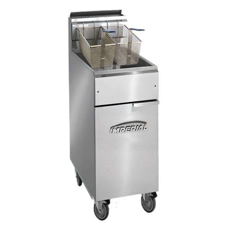 Product image #1 for Imperial IFS-40-OP 40 lb. Gas Floor Model Open Pot Fryer