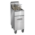 Thumbnail image #1 for Imperial IFS-40-OP 40 lb. Gas Floor Model Open Pot Fryer