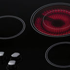 Thumbnail image #1 for Summit Commercial CR5B36MB Built-In 5-Element Radiant Electric Cooktop with Black Ceramic Glass and Manual Controls