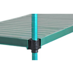 Thumbnail image #1 for Eagle Group QuadPlus QPF-QA2454E-GS Solid Green Polymer Shelf Mat, 54 x 24 Inches, Antimicrobial, Wire Frame Case of 2
