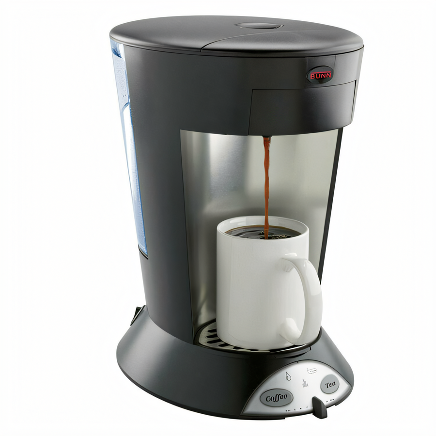 Product image #1 for BUNN My Café Commercial Pourover Single Cup Pod Brewer with 46 oz Reservoir, 120V