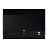 24 Inch Over-the-Range Commercial Microwave Oven, 1.4 Cu. Ft., 1000 Watt, Black
