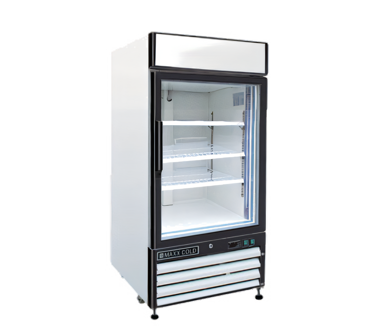 Product image #1 for Maxx Cold X-Series 12 Cu. Ft. Single-Section Reach-In Glass Door Merchandiser Freezer