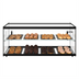 Thumbnail image #1 for KoolMore 36-Inch Countertop Self-Service 2-Tier Pastry Display Case with Sliding Glass Doors, Black Aluminum Frame, 4.2 Cu. Ft.