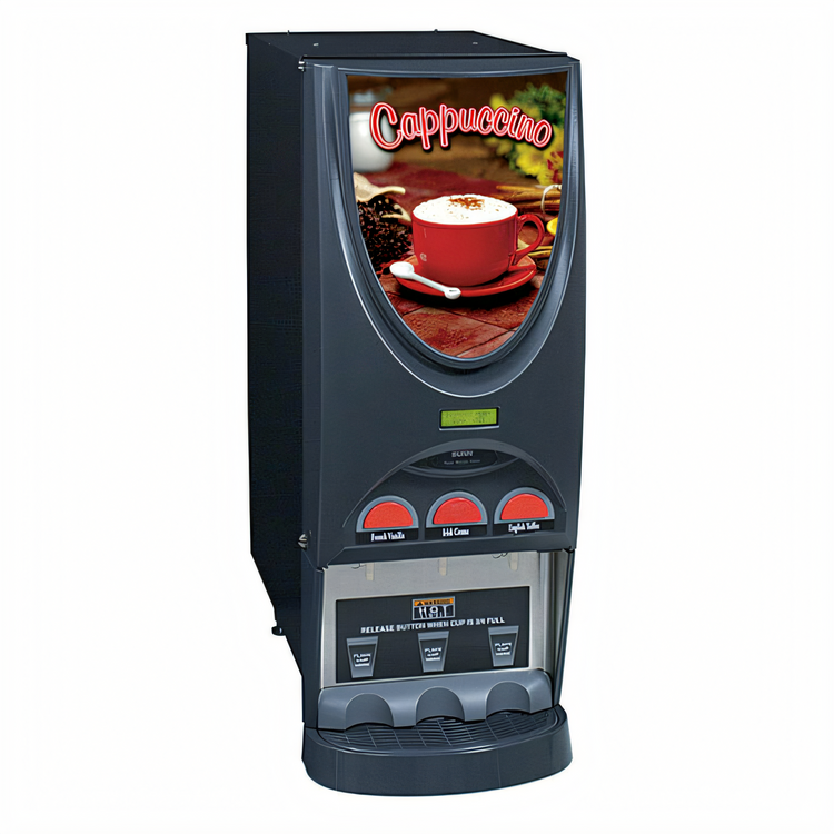 Product image #1 for BUNN iMIX-3 Powder-Based Hot Beverage Dispenser with 3 8-Lb Hoppers