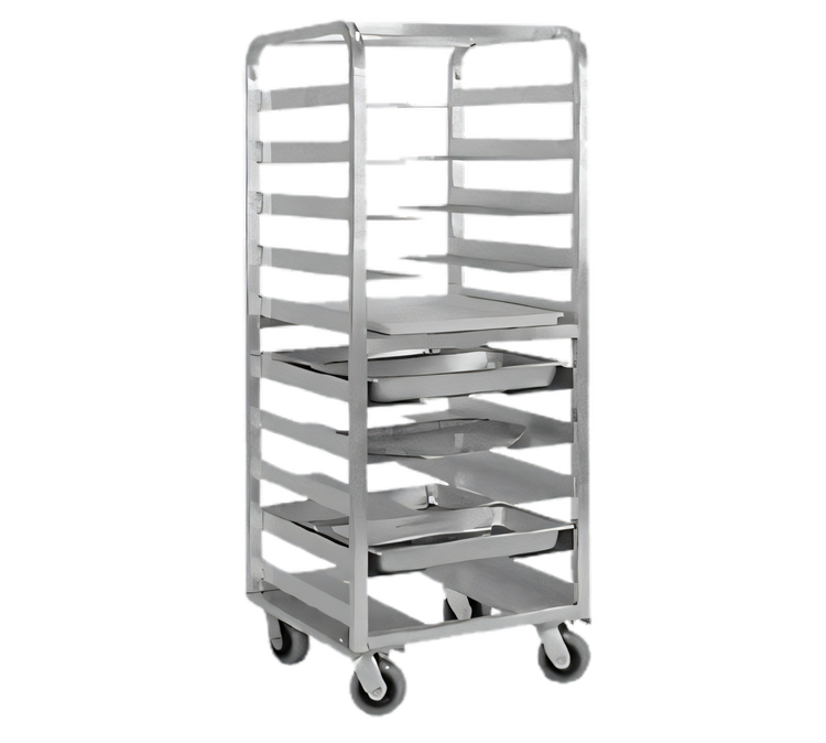 Product image #1 for FWE Mobile Oval Tray Rack for 18 x 26 Trays, 12 x 20 Pans, and Oval Trays