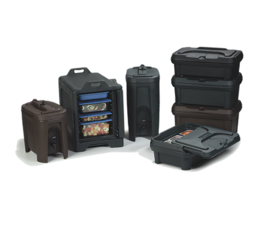 Product image #1 for Cateraide Slide 'N Seal Insulated Top-Load Food Pan Carrier, 18 Qt., 1-Pan Capacity, Black