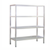 Thumbnail image #1 for New Age H.D. Series 4-Tier Heavy-Duty Aluminum Shelving Unit, 36 x 24 x 72 Inches