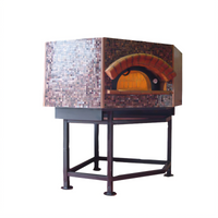 Univex Stone Hearth Pentagonal Gas Pizza Dome Oven with Iron Stand, 13 x 12-Inch Pizza Capacity