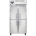 Thumbnail image #1 for Continental Refrigerator 2FSENSSHD Slim Line 2-Section Reach-in Freezer with Half-Height Solid Doors