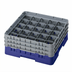 Thumbnail image #2 for Camrack® Full Size 25-Compartment Glass Rack with 3 Soft Gray Extenders, Navy Blue