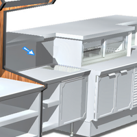 La Rosa Refrigeration L-90167 Serving Counters