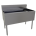 Thumbnail image #1 for Glastender CBB-42R-CP10 Underbar Combo Ice Bin/Cocktail Unit, 42 Inch x 24 Inch, Right Bottle Well, 10-Circuit Cold Plate
