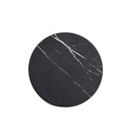 Thumbnail image #1 for American Metalcraft Naturals MB14 14-Inch Round Melamine Serving Board, Black Marble Pattern Case of 12