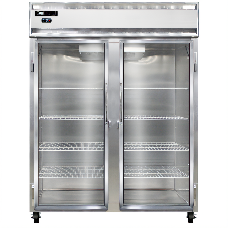 Product image #1 for Continental Refrigerator 2FENGD Extra-Wide Two-Section Reach-in Glass Door Freezer