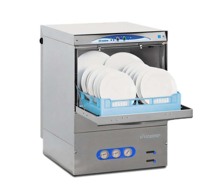 Product image #1 for Lamber DSP4DPS High-Temp Undercounter Dishwasher with Drain Pump, 20 x 20 Rack