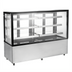 Thumbnail image #1 for 72-Inch Square Glass Floor Refrigerated Display Case, Self-Contained, 3 Shelves
